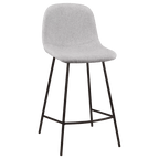 Fabric and Metal Bar Stool