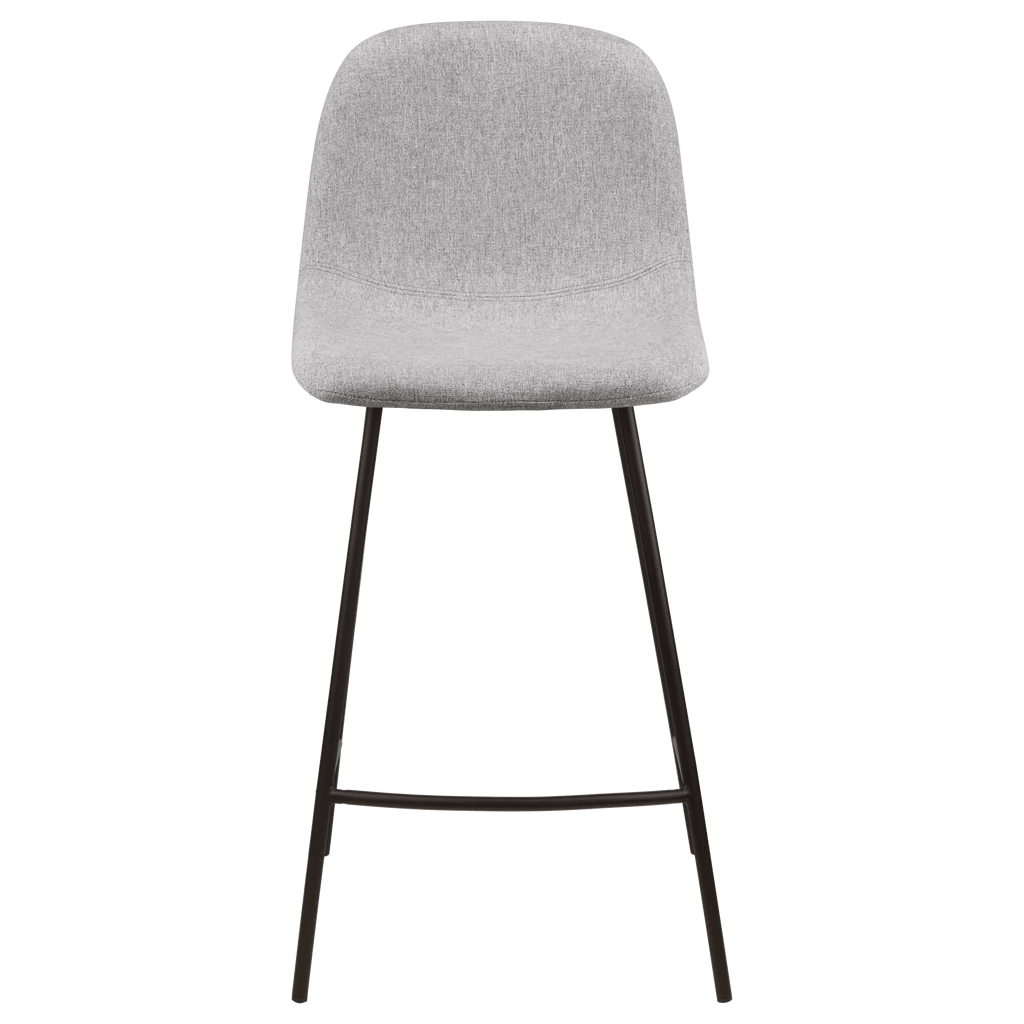 Fabric and Metal Bar Stool