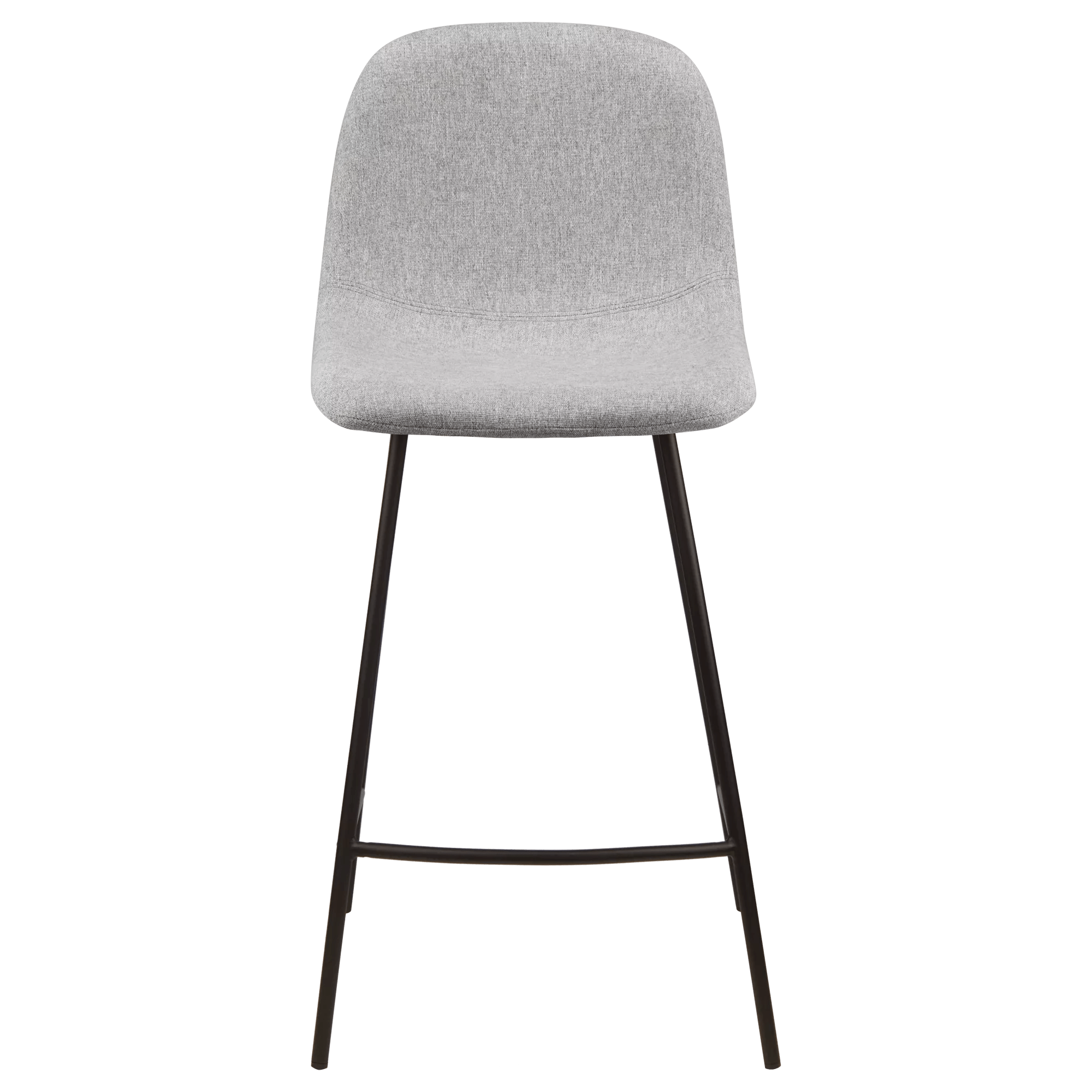 Fabric and Metal Bar Stool
