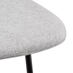 Fabric and Metal Bar Stool