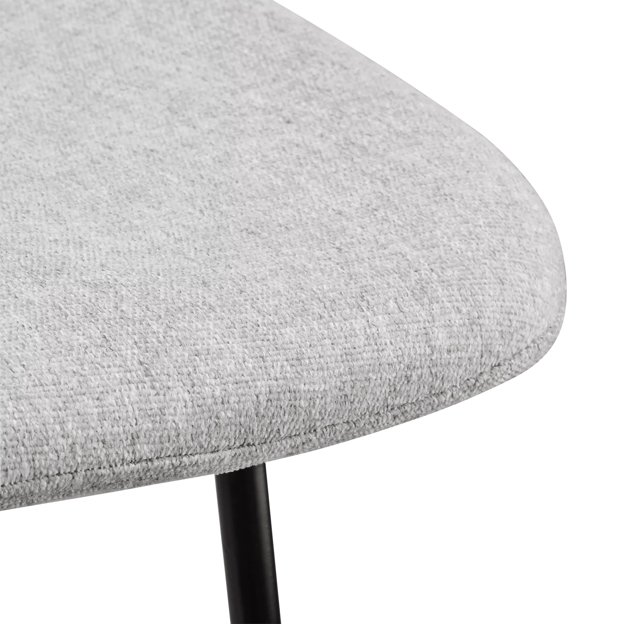 Fabric and Metal Bar Stool