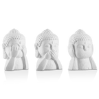 Set of 3 Buddha Statues