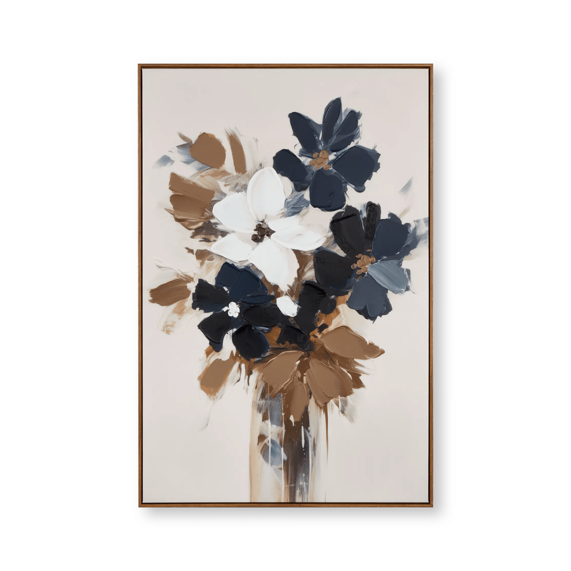 Blue Bouquet Framed Art