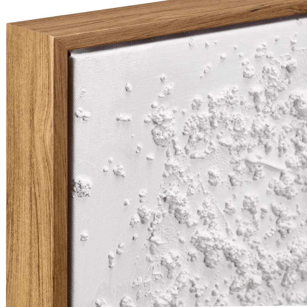 White Tree Oil Painted Framed Art