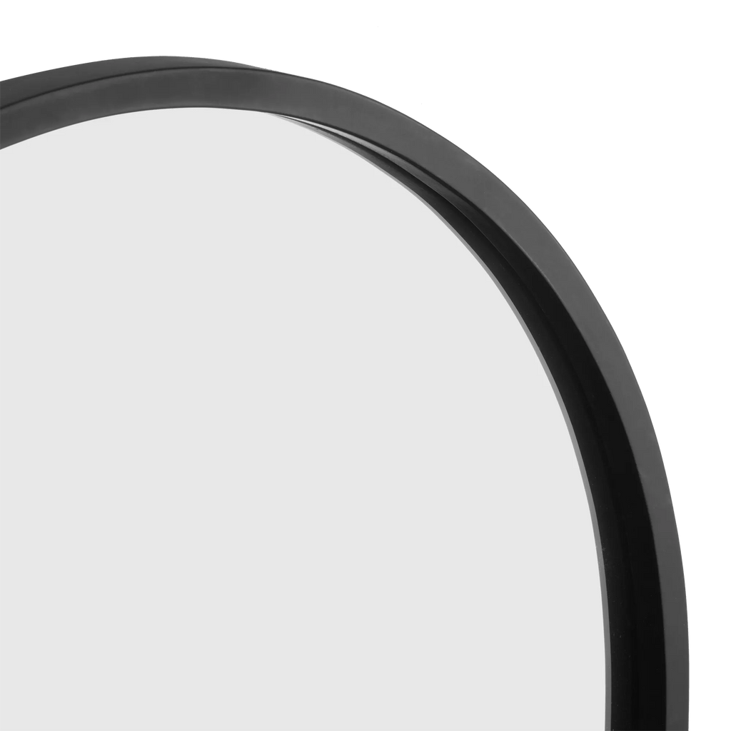 Black Arched Mirror