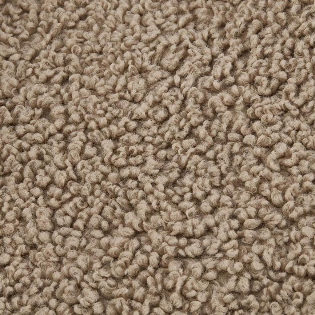 Beige Doodle Boucle Throw