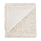White Doodle Boucle Throw
