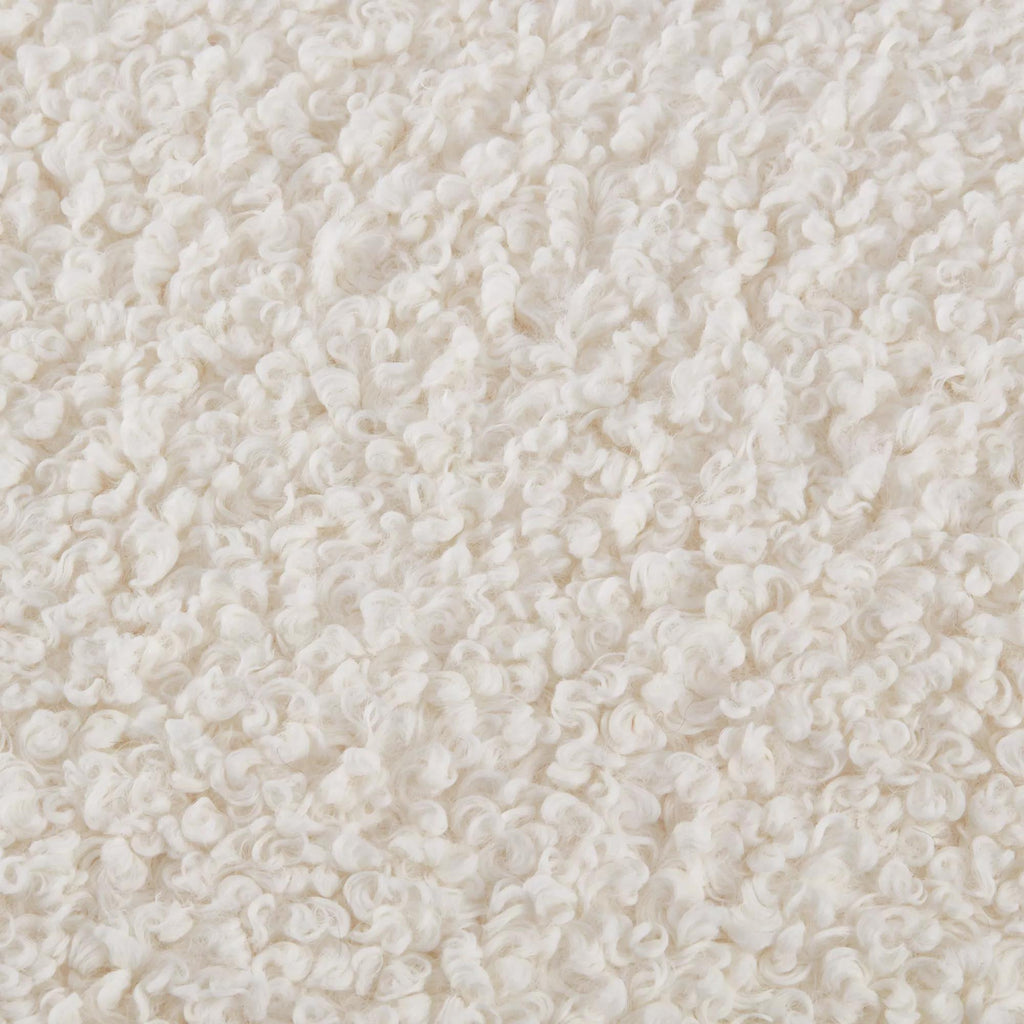 White Doodle Boucle Throw