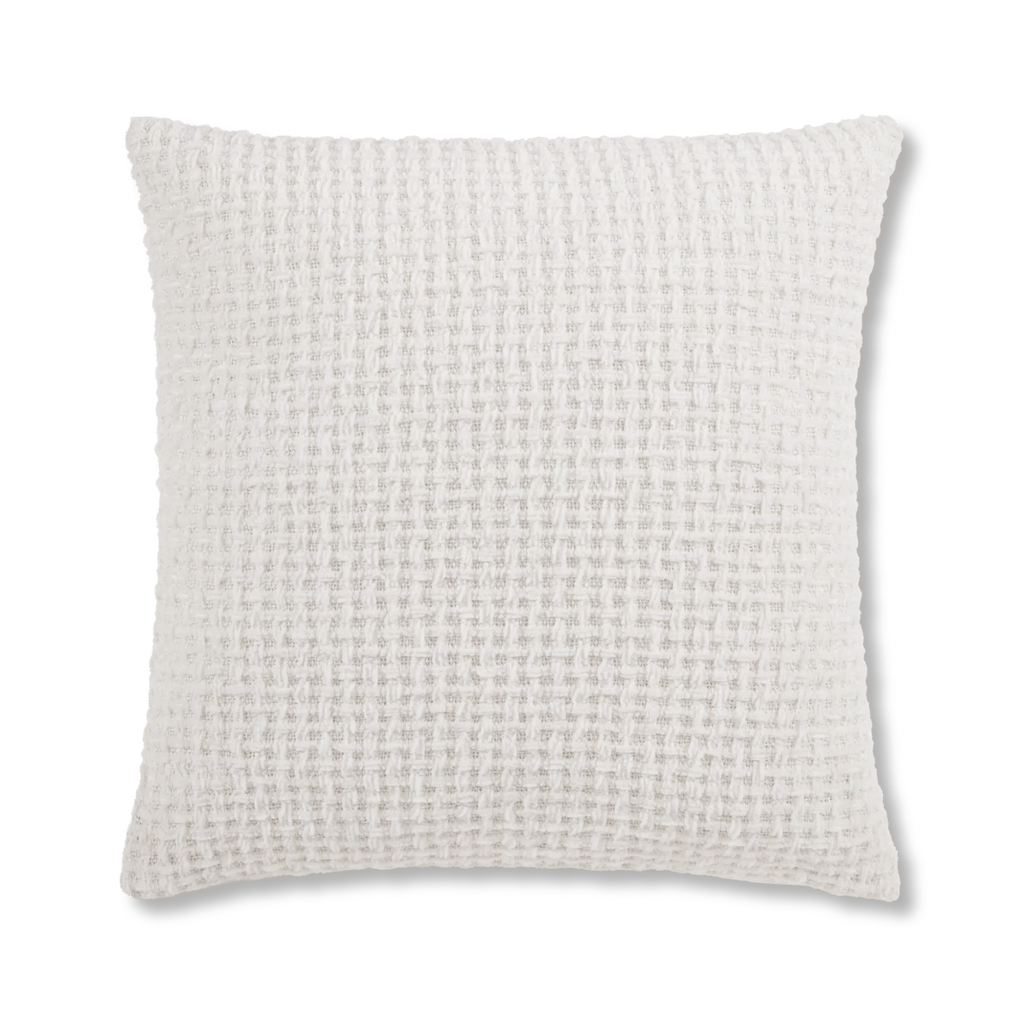 Off White Basc Chenille Decorative Pillow