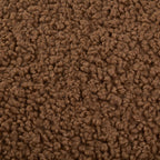 Medium Brown Doodle Boucle Decorative Throw Pillow