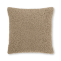 Beige Doodle Boucle Decorative Throw Pillow
