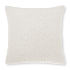 Off White Doodle Boucle Decorative Throw Pillow