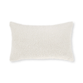 Off White Doodle Boucle Lumbar Throw Pillow