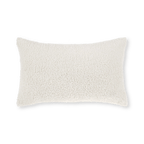 Off White Doodle Boucle Lumbar Throw Pillow