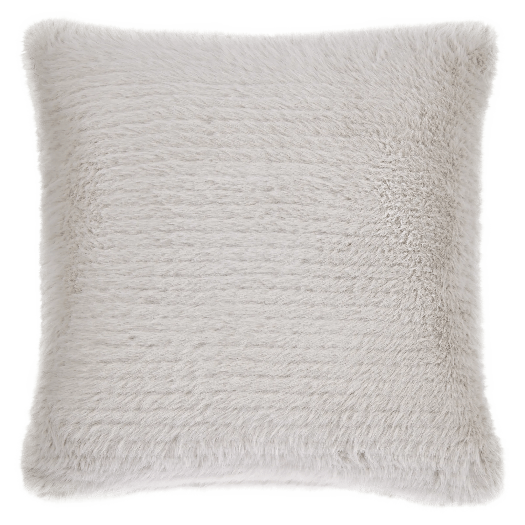 Grey Maddox Faux Fur Decorative Pillow