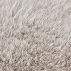 Grey Maddox Faux Fur Decorative Pillow