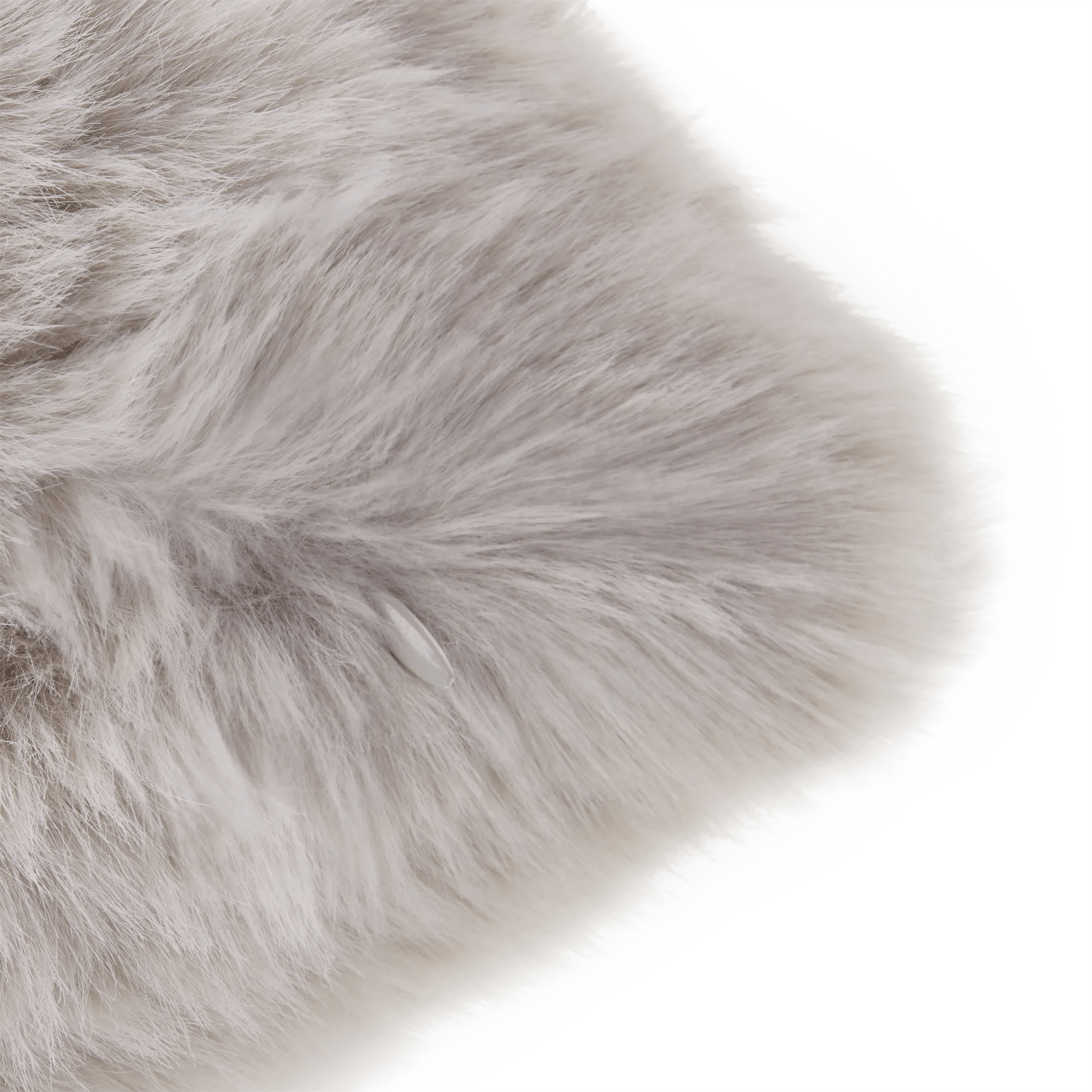 Grey Maddox Faux Fur Decorative Pillow