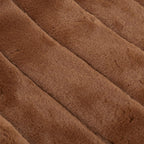 Rust Cougar Faux Fur Throw