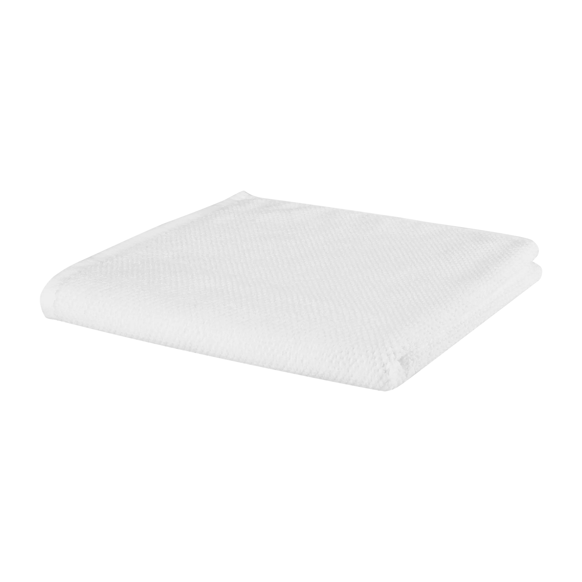 White Textured Bath Towel