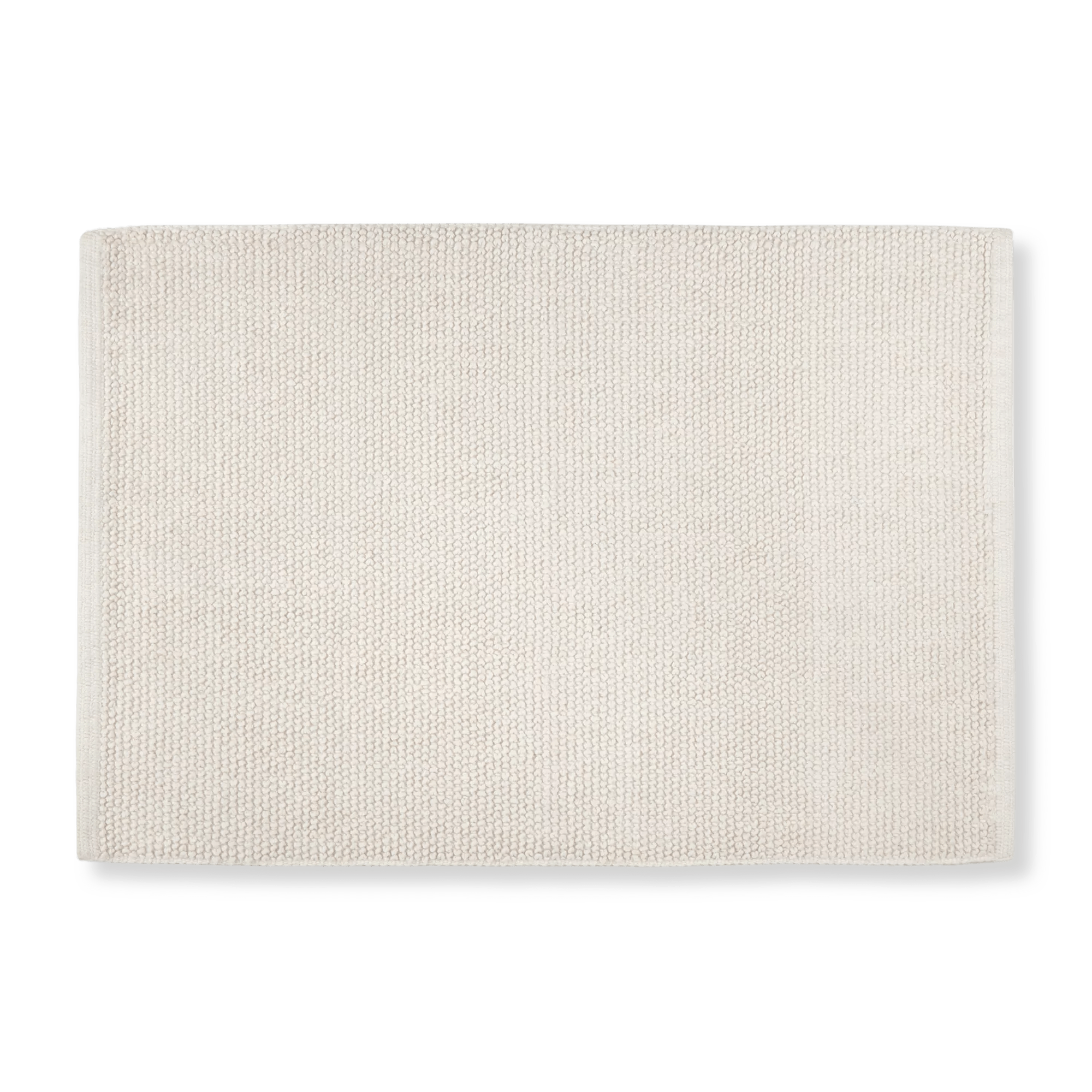 Cream Loops Bath Mat