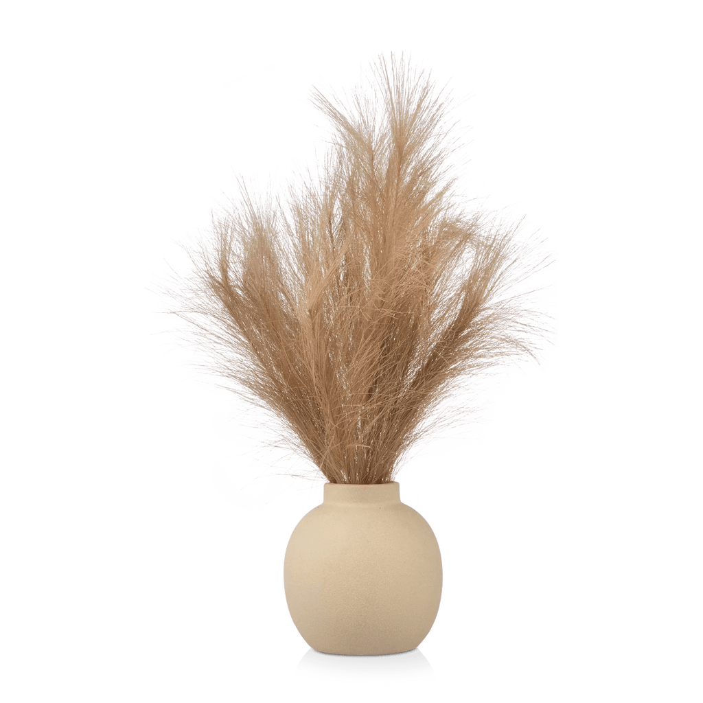 Artificial Reed Grass in Ceramic Pot