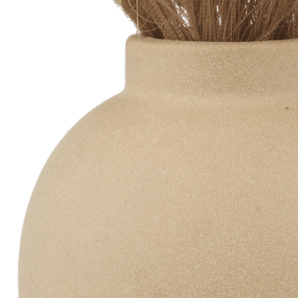 Artificial Reed Grass in Ceramic Pot