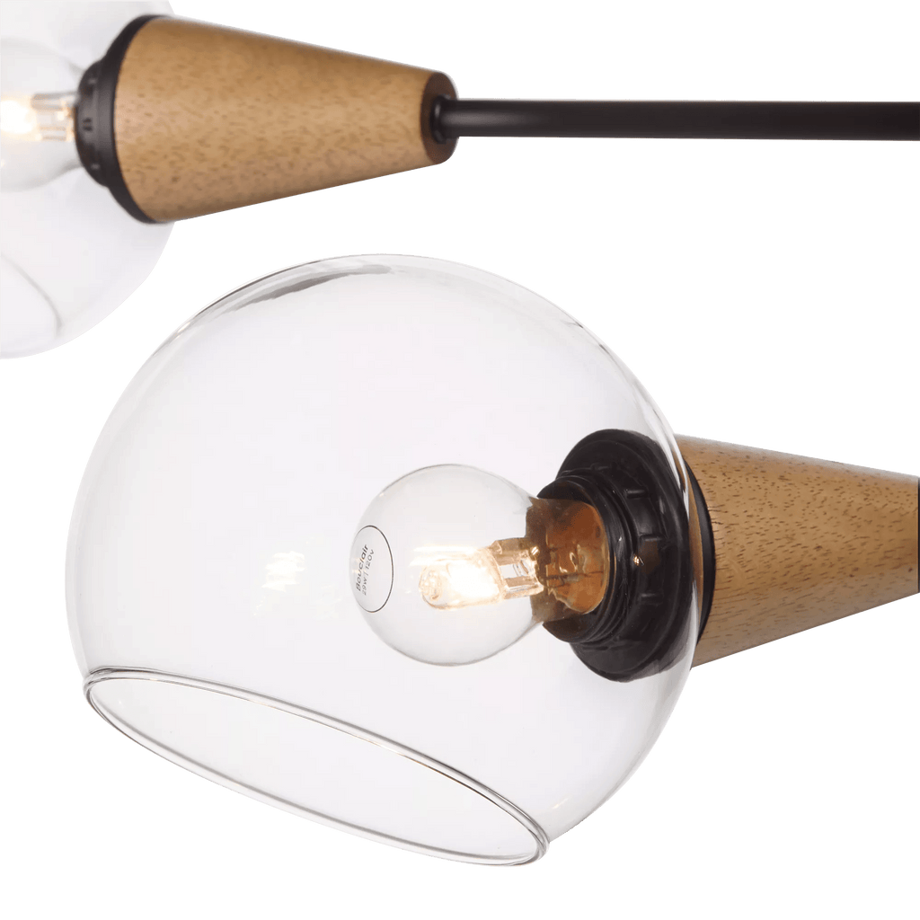 Multi Glass Globe Ceiling Lamp