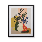 Vases with Branches Framed Art