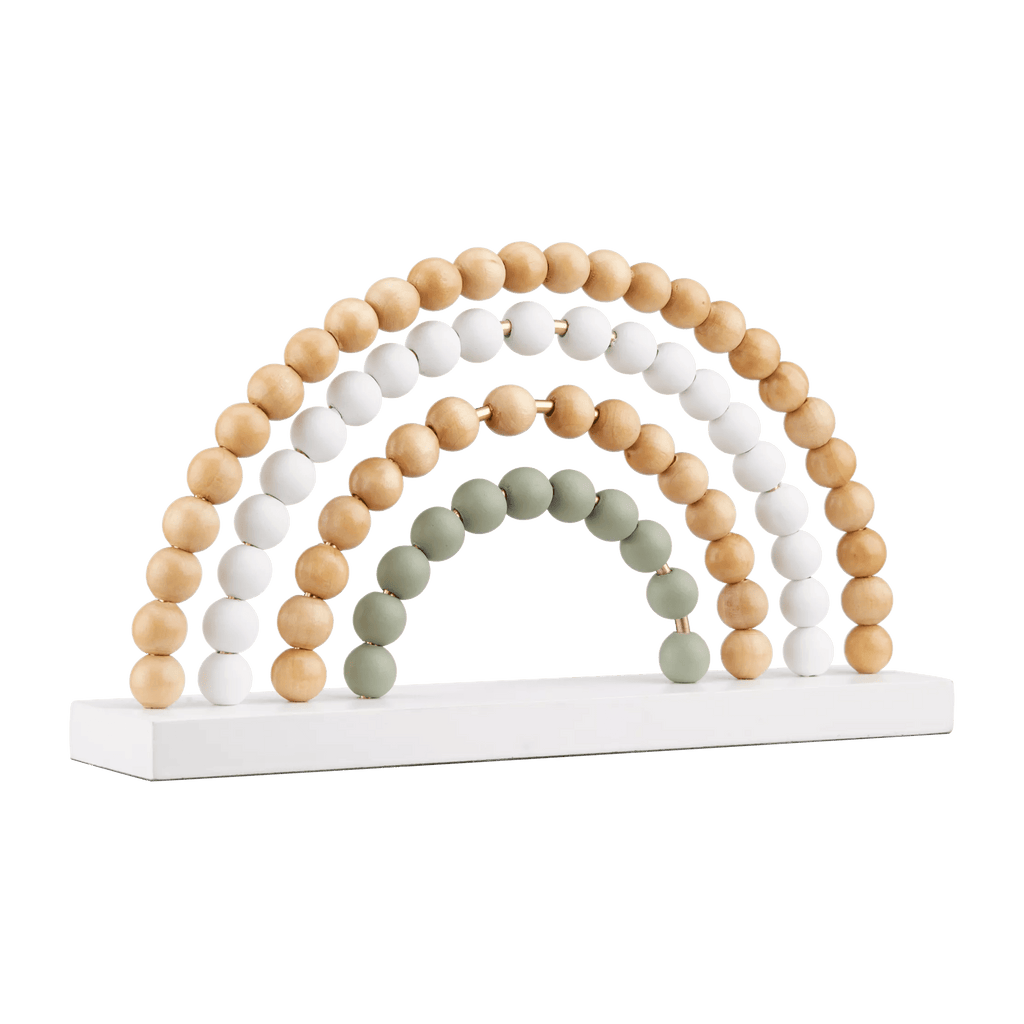Decorative Wood Beads Rainbow