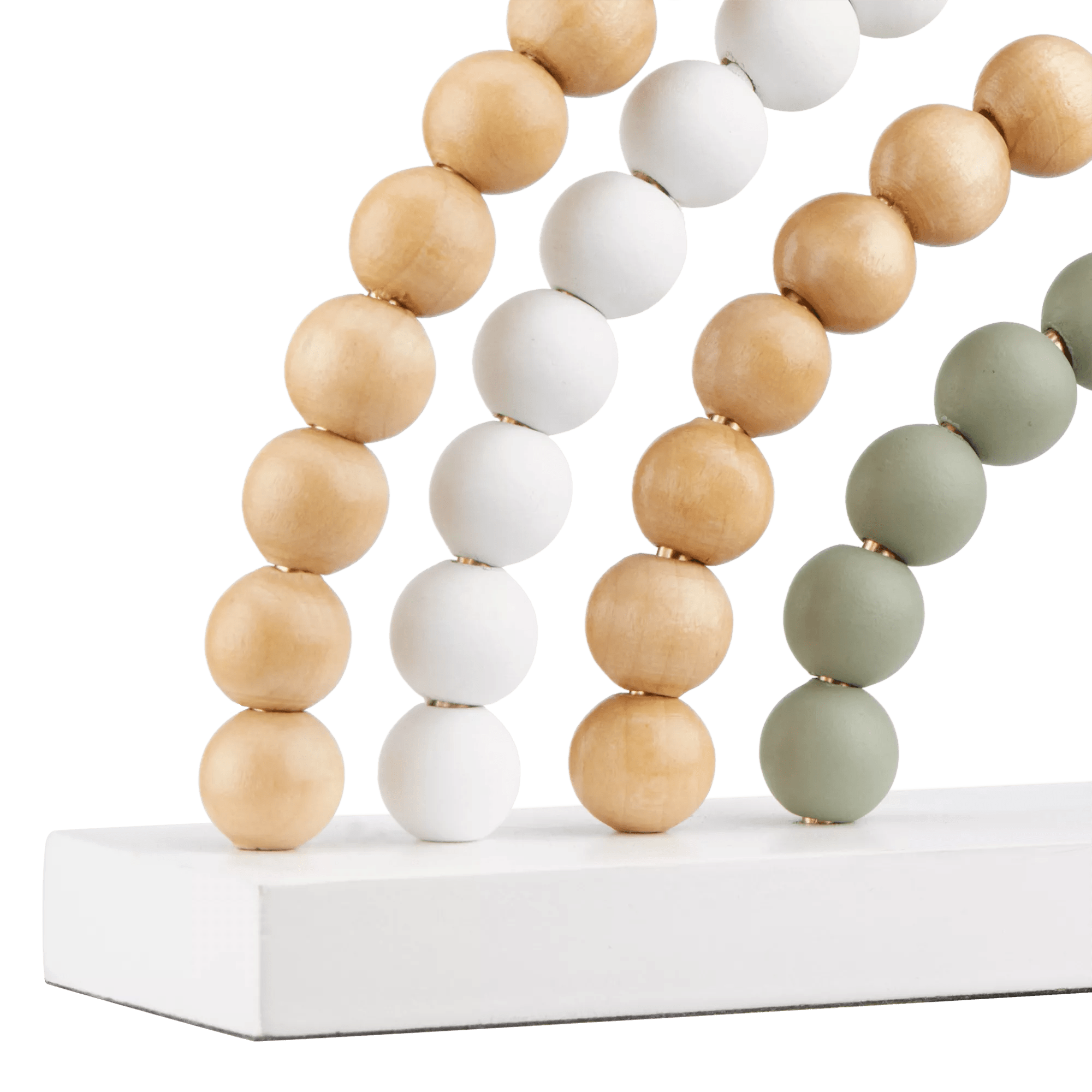 Decorative Wood Beads Rainbow