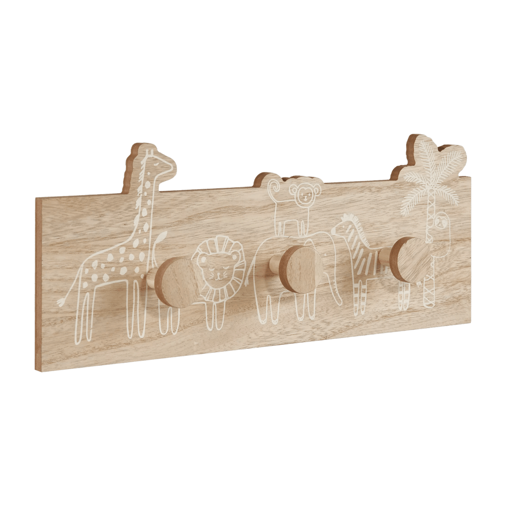 Animal Theme 3 Wall Hooks