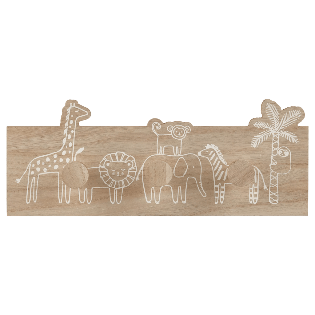 Animal Theme 3 Wall Hooks