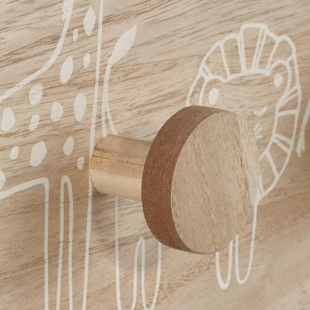 Animal Theme 3 Wall Hooks