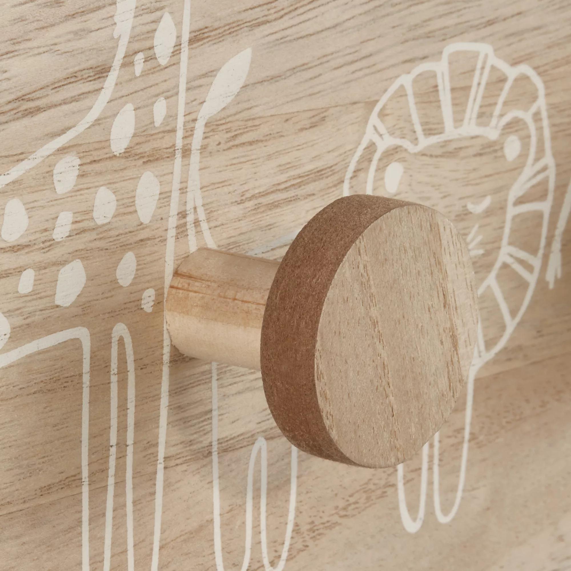 Animal Theme 3 Wall Hooks