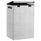 Black And White Foldable Hamper