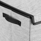 Black And White Foldable Hamper