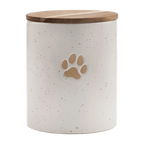 Speckled Ceramic Dog Cookie Jar