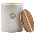 Speckled Ceramic Dog Cookie Jar