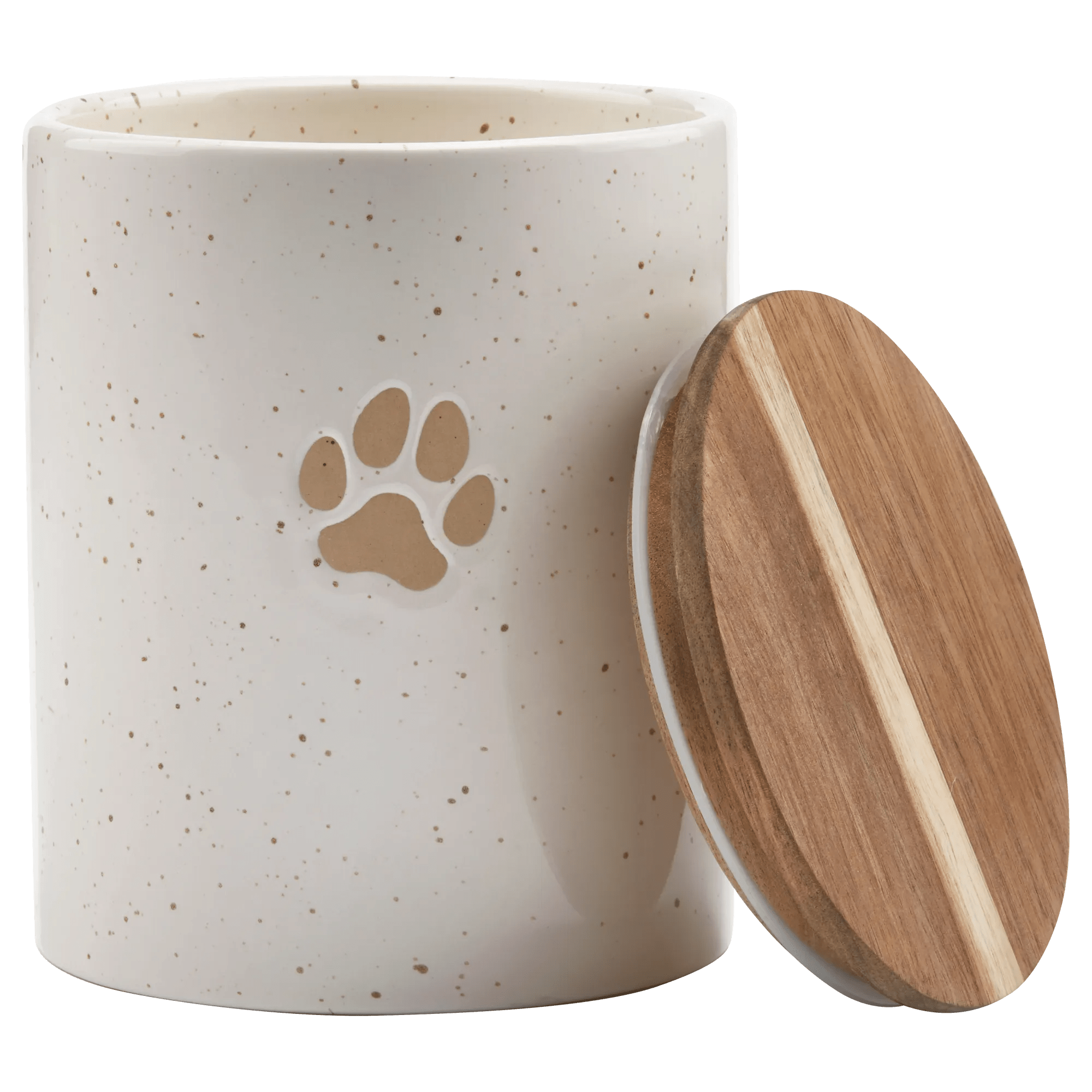 Speckled Ceramic Dog Cookie Jar