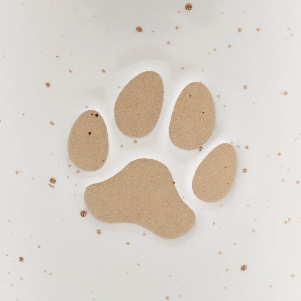 Speckled Ceramic Dog Cookie Jar