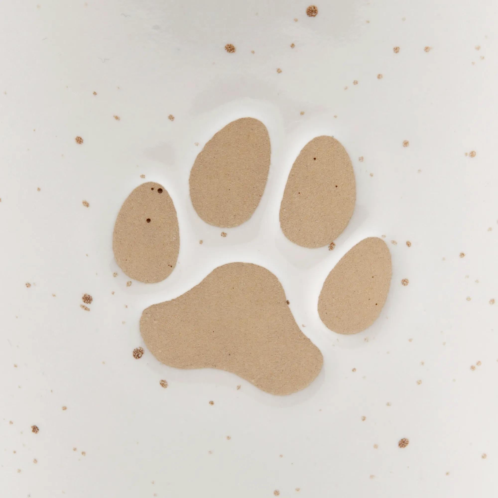 Speckled Ceramic Dog Cookie Jar