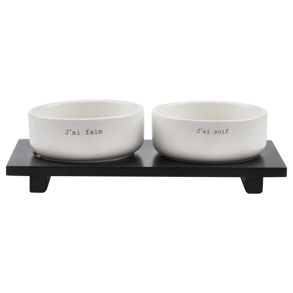 Set of 2 pet bowls