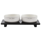 Set of 2 pet bowls