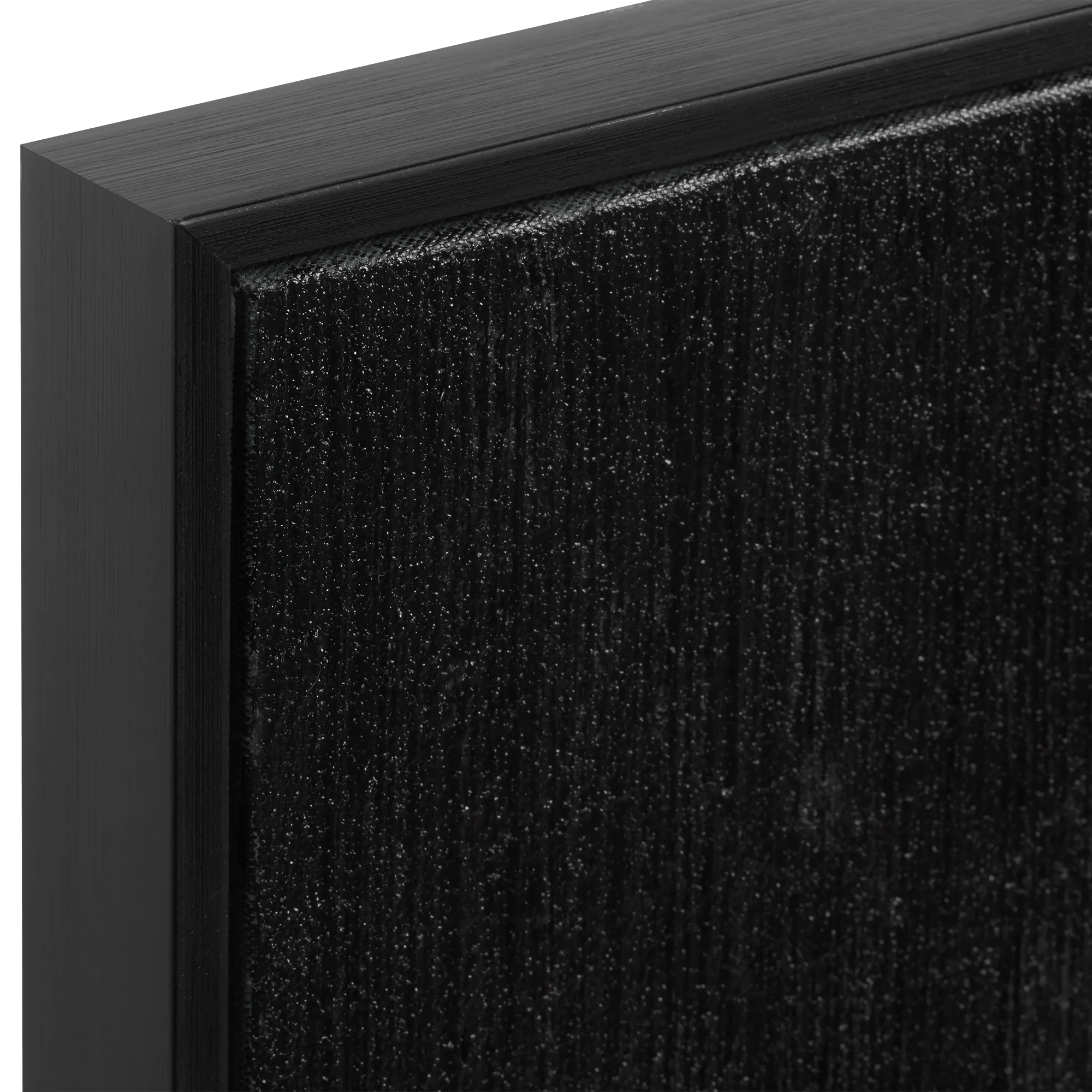 Green Color Block Abstract Framed Art