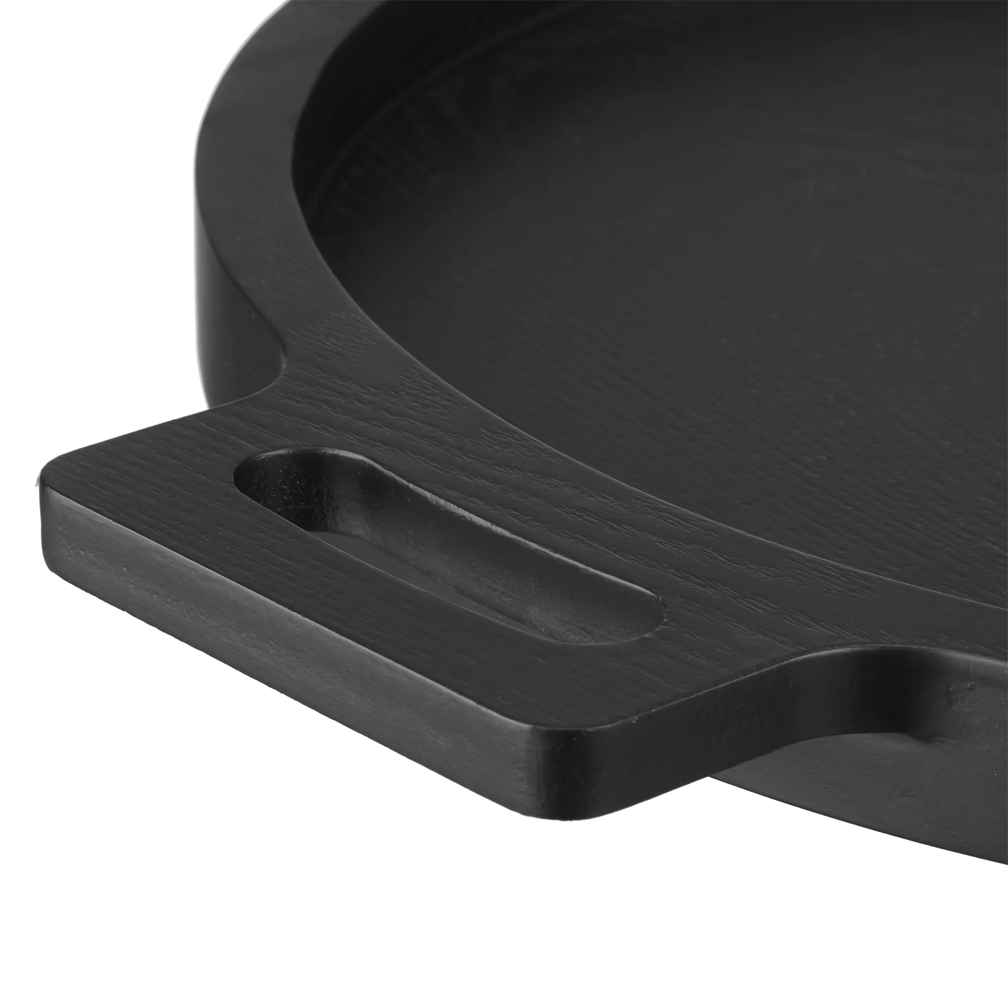 Wood Round Tray with Handles