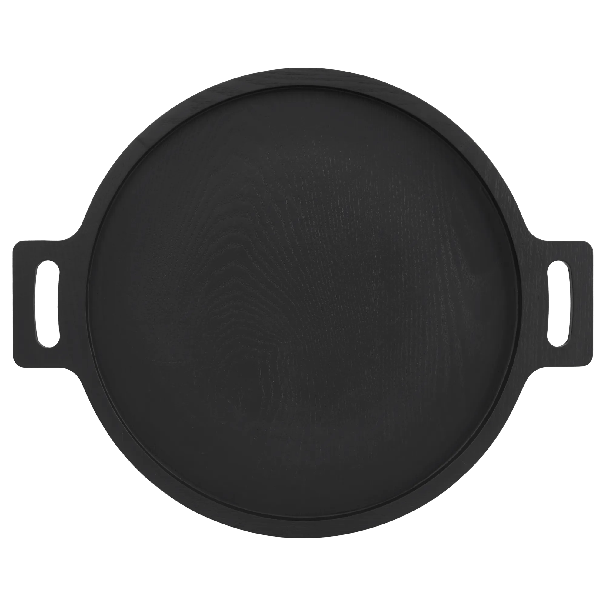 Wood Round Tray with Handles