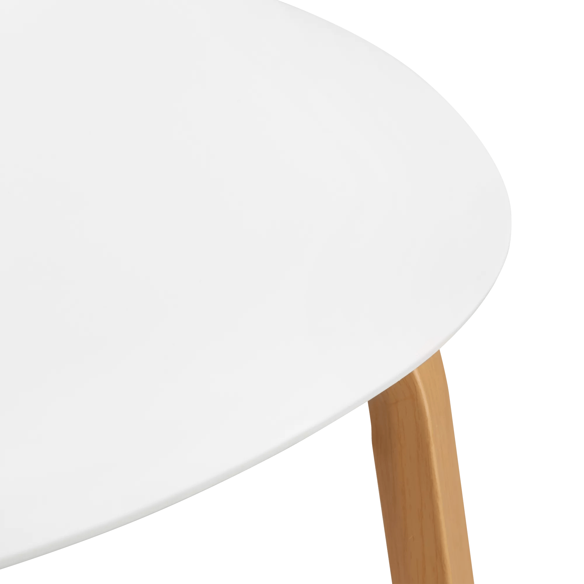 White Plastic and Wood Metal Veneer Counter Stool