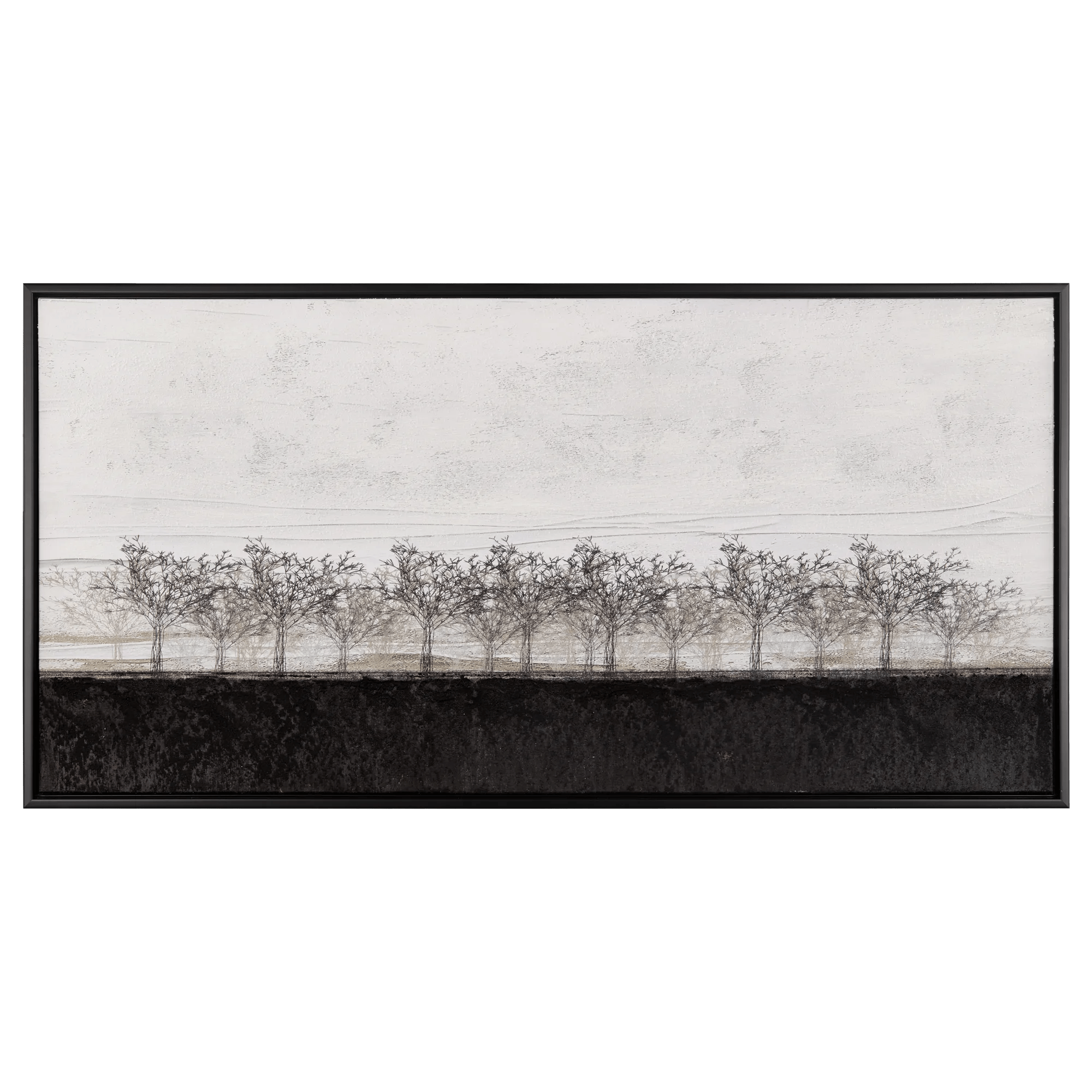 Black and White Landscape Framed Art