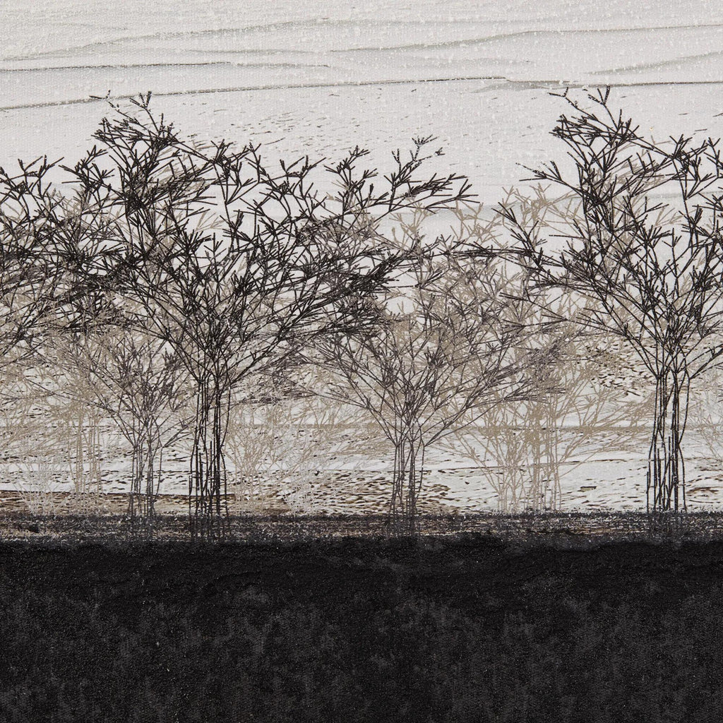 Black and White Landscape Framed Art