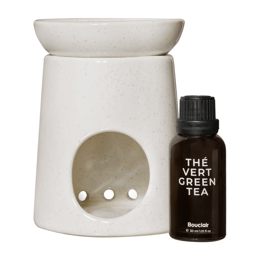Green Tea Oil Burner Gift Set